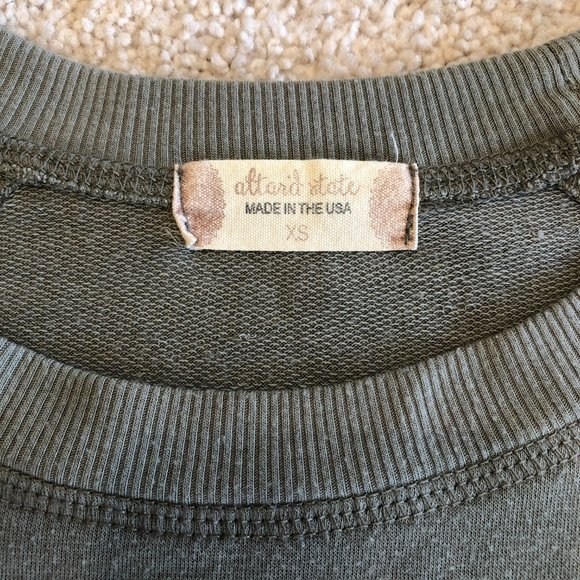 Altar'd State Women's Yosemite Long-Sleeve Oversized Top Sweatshirt Size XSmall - Picture 3 of 10